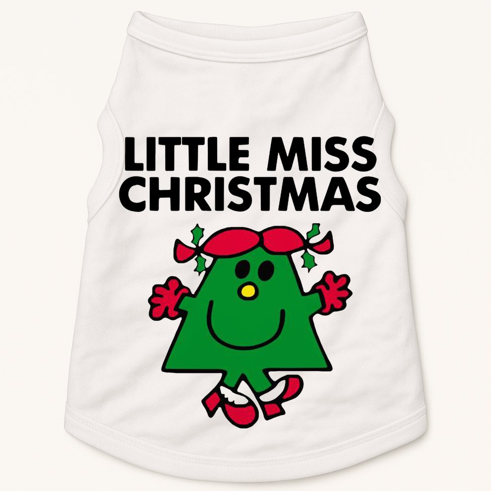Little Miss Christmas Doggie Tank