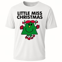 Little Miss Christmas Cooling Performance Crew T-Shirt