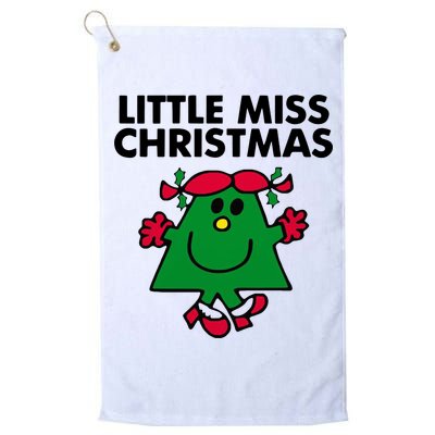Little Miss Christmas Golf Towel