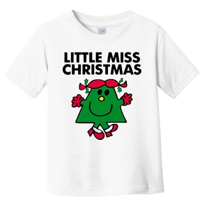 Little Miss Christmas Toddler T-Shirt