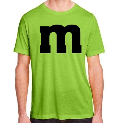 Letter M Capital Alphabet Adult ChromaSoft Performance T-Shirt