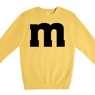 Letter M Capital Alphabet Premium Crewneck Sweatshirt