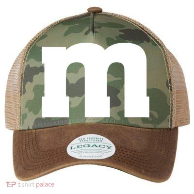 Letter M Capital Alphabet Legacy Tie Dye Trucker Hat