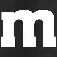 Letter M Capital Alphabet 7 Panel Mesh Trucker Snapback Hat