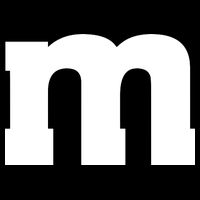 Letter M Capital Alphabet Cooling Performance Crew T-Shirt