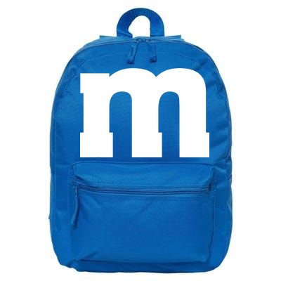 Letter M Capital Alphabet 16 in Basic Backpack