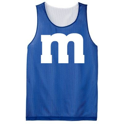 Letter M Capital Alphabet Mesh Reversible Basketball Jersey Tank