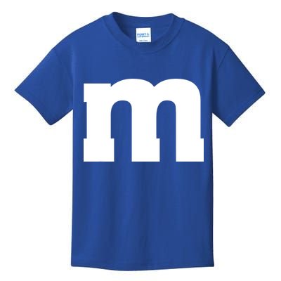 Letter M Capital Alphabet Kids T-Shirt