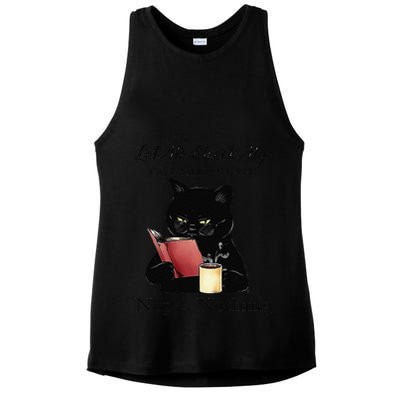 Let Me Check My Giveashitometer Nope Nothing Black Cat Ladies PosiCharge Tri-Blend Wicking Tank
