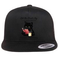 Let Me Check My Giveashitometer Nope Nothing Black Cat Flatbill Hat