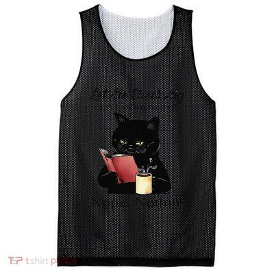 Let Me Check My Giveashitometer Nope Nothing Black Cat Mesh Reversible Basketball Jersey Tank