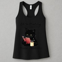 Let Me Check My Giveashitometer Nope Nothing Black Cat Womens Tank Top