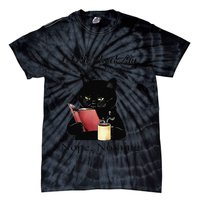 Let Me Check My Giveashitometer Nope Nothing Black Cat Tie-Dye T-Shirt
