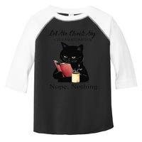 Let Me Check My Giveashitometer Nope Nothing Black Cat Toddler Fine Jersey T-Shirt