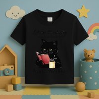 Let Me Check My Giveashitometer Nope Nothing Black Cat Toddler T-Shirt