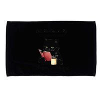 Let Me Check My Giveashitometer Nope Nothing Black Cat Microfiber Hand Towel