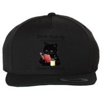 Let Me Check My Giveashitometer Nope Nothing Black Cat Wool Snapback Cap