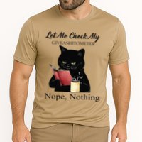 Let Me Check My Giveashitometer Nope Nothing Black Cat Performance Shirt