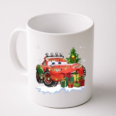 Lightning Mcqueen Christmas Lights Cars Xmas Lover Coffee Mug