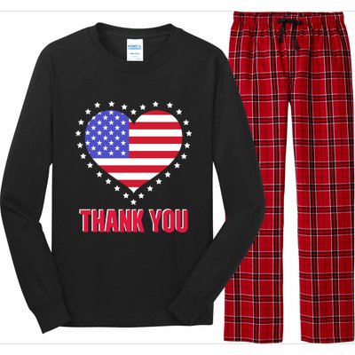 Love Memorial Day T Long Sleeve Pajama Set