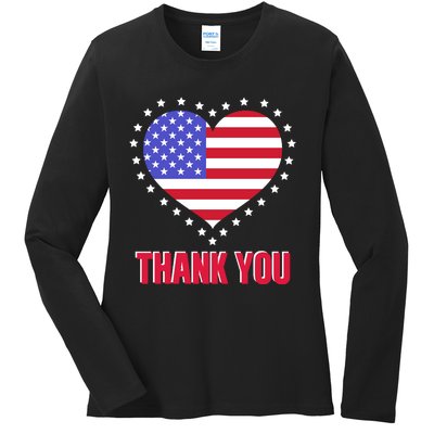 Love Memorial Day T Ladies Long Sleeve Shirt