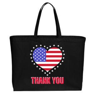 Love Memorial Day T Cotton Canvas Jumbo Tote