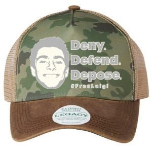 Luigi Mangione Deny Defend Depose — Free Luigi Legacy Tie Dye Trucker Hat