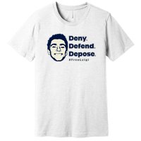 Luigi Mangione Deny Defend Depose — Free Luigi Premium T-Shirt