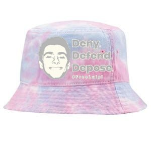 Luigi Mangione Deny Defend Depose — Free Luigi Tie-Dyed Bucket Hat