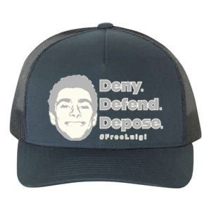 Luigi Mangione Deny Defend Depose — Free Luigi Yupoong Adult 5-Panel Trucker Hat