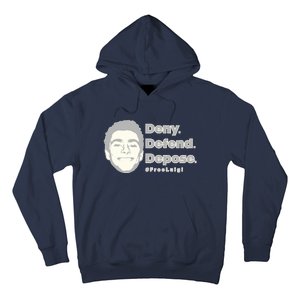 Luigi Mangione Deny Defend Depose — Free Luigi Hoodie