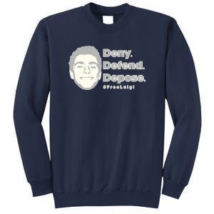 Luigi Mangione Deny Defend Depose — Free Luigi Sweatshirt