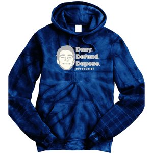 Luigi Mangione Deny Defend Depose — Free Luigi Tie Dye Hoodie