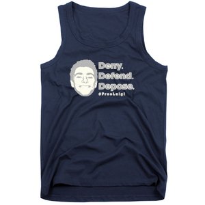 Luigi Mangione Deny Defend Depose — Free Luigi Tank Top