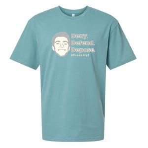 Luigi Mangione Deny Defend Depose — Free Luigi Sueded Cloud Jersey T-Shirt