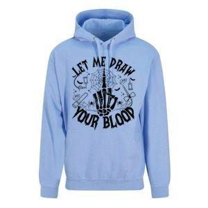 Let Me Draw Your Blood Nurse Spooky Party Halloween Unisex Surf Hoodie