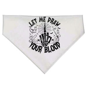 Let Me Draw Your Blood Nurse Spooky Party Halloween USA-Made Doggie Bandana