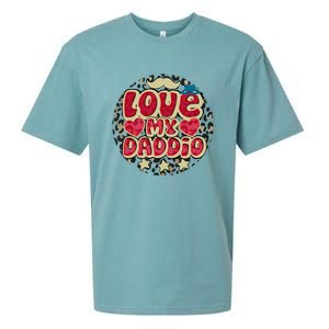 Love My Daddio Fathers Day Funny Super Daddio Sueded Cloud Jersey T-Shirt