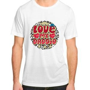 Love My Daddio Fathers Day Funny Super Daddio Adult ChromaSoft Performance T-Shirt