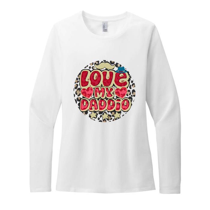 Love My Daddio Fathers Day Funny Super Daddio Womens CVC Long Sleeve Shirt