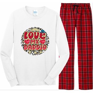 Love My Daddio Fathers Day Funny Super Daddio Long Sleeve Pajama Set