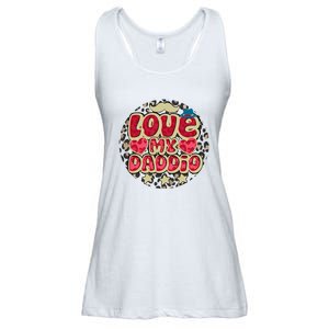 Love My Daddio Fathers Day Funny Super Daddio Ladies Essential Flowy Tank