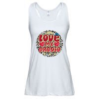 Love My Daddio Fathers Day Funny Super Daddio Ladies Essential Flowy Tank