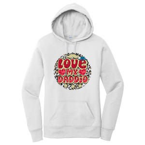 Love My Daddio Fathers Day Funny Super Daddio Women's Pullover Hoodie