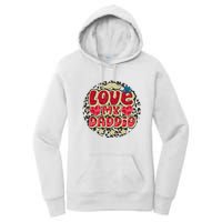 Love My Daddio Fathers Day Funny Super Daddio Women's Pullover Hoodie