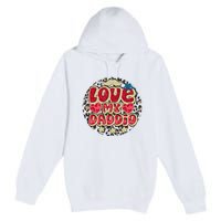 Love My Daddio Fathers Day Funny Super Daddio Premium Pullover Hoodie