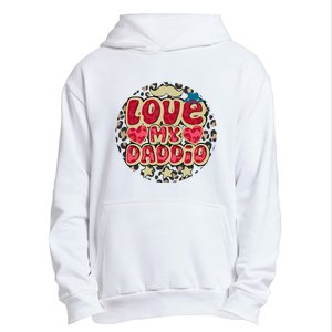 Love My Daddio Fathers Day Funny Super Daddio Urban Pullover Hoodie