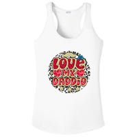 Love My Daddio Fathers Day Funny Super Daddio Ladies PosiCharge Competitor Racerback Tank