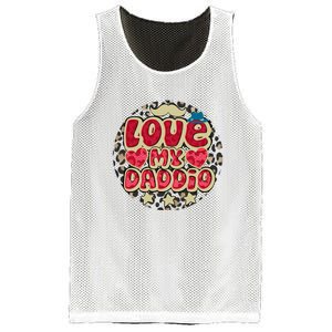 Love My Daddio Fathers Day Funny Super Daddio Mesh Reversible Basketball Jersey Tank