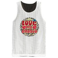 Love My Daddio Fathers Day Funny Super Daddio Mesh Reversible Basketball Jersey Tank